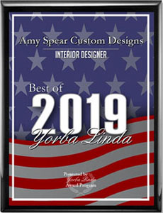 Amy Spear Custom Designs, Best of 2019 Interior Designer Award